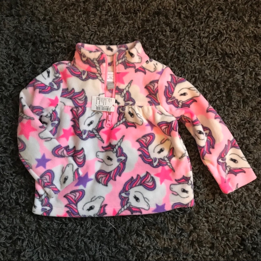 Unicorn Half Zip Sweatshirt